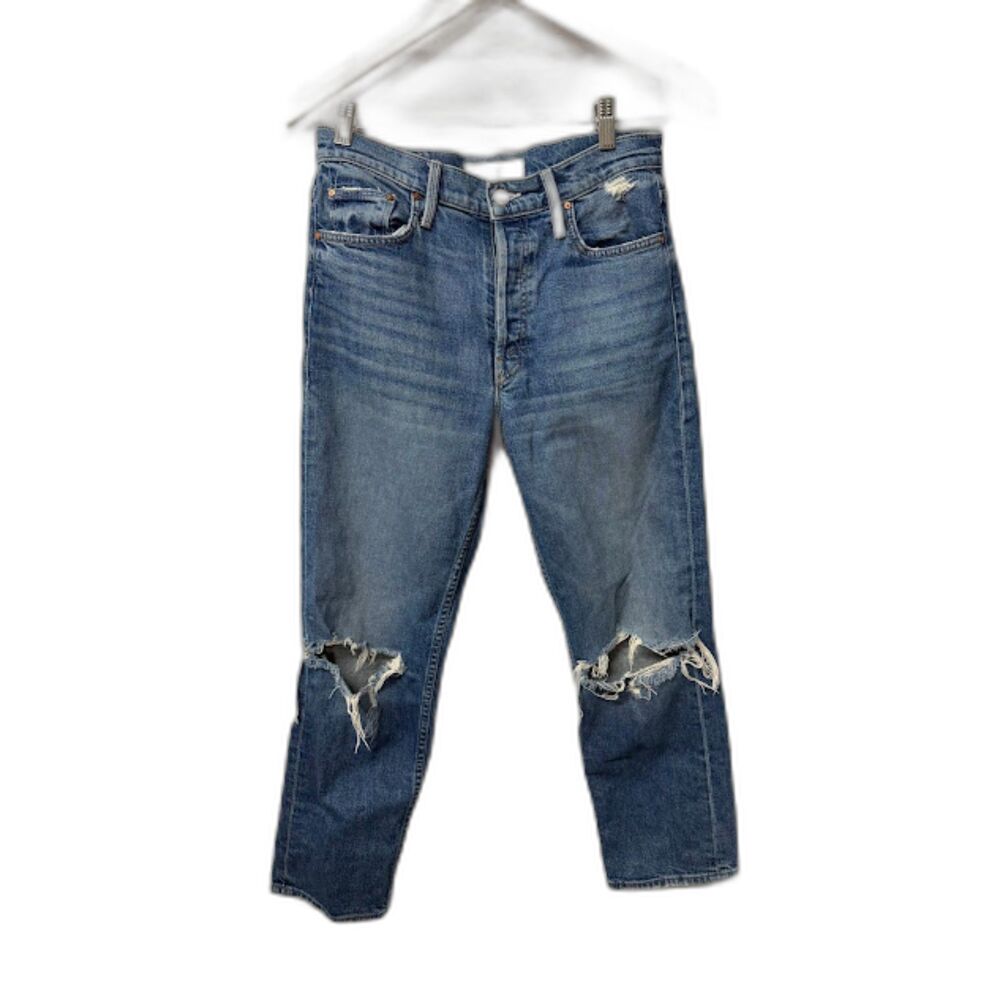 Mother Superior Jeans The Tomcat Running With Scissors Straight Distressed 28